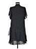 Waverly Grey 100% Polyester Polka Dots Black Casual Dress Size M - photo 2