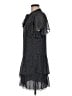 Waverly Grey 100% Polyester Polka Dots Black Casual Dress Size M - photo 5