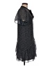 Waverly Grey 100% Polyester Polka Dots Black Casual Dress Size M - photo 4