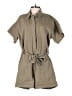 Esby Solid Tan Romper Size XS - photo 1