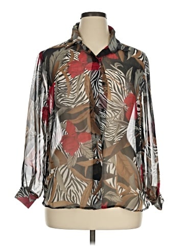 Maggie Sweet Long Sleeve Blouse (view 1)