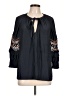 Ramy Brook 100% Polyester Black 3/4 Sleeve Blouse Size L - photo 1
