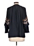 Ramy Brook 100% Polyester Black 3/4 Sleeve Blouse Size L - photo 2