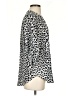 Chaus Animal Print Silver 3/4 Sleeve Blouse Size S - photo 4