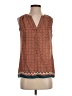 Massimo Dutti Orange Sleeveless Blouse Size XS - photo 1