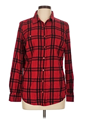 St. John's Bay Long Sleeve Button-Down Shirt (view 1)