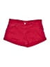 Sanctuary Hearts Red Denim Shorts Size 27 waist - photo 1