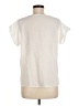 Gap Ivory Short Sleeve Blouse Size Med Petite - photo 2