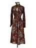 Zara Basic Paisley Brown Casual Dress Size S - photo 1