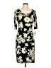 Connected Apparel Floral Black Cocktail Dress Size 12 - photo 1