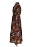 Zara Basic Paisley Brown Casual Dress Size S - photo 5