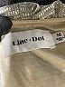 Line & Dot 100% Polyester Silver Long Sleeve Blouse Size M - photo 7