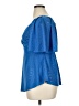 Shein Curve 100% Polyester Blue Short Sleeve Blouse Size 14 Plus (1) - photo 5