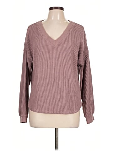 Madewell Waffle Knit V-Neck Long-Sleeve Sweater (view 1)