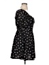 Inspired Hearts 100% Polyester Hearts Black Casual Dress Size XL - photo 4
