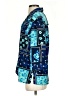 Notations 100% Polyester Print Blue 3/4 Sleeve Blouse Size S - photo 5