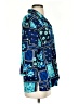 Notations 100% Polyester Print Blue 3/4 Sleeve Blouse Size S - photo 4