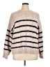LC Lauren Conrad 100% Polyester Stripes Tan Pullover Sweater Size XL - photo 1