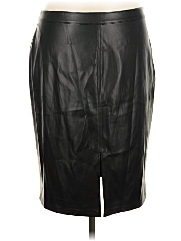 Avenue Faux Leather Skirt (view 1)