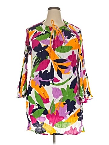 Anne Cole 3/4 Sleeve Blouse (view 1)