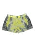 Chloe Oliver 100% Rayon Graphic Green Athletic Shorts Size M - photo 2