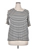 89th & Madison Ivory Short Sleeve Top Size 1X - photo 1