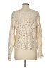 Ultra Pink 100% Cotton Ivory Pullover Sweater Size M - photo 2