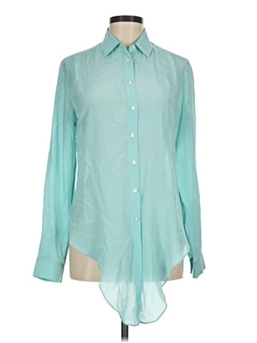 Banana Republic Long Sleeve Silk Top (view 1)