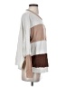 Francesca's Color Block Brown Pullover Sweater Size S - photo 4