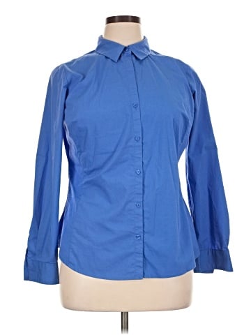 Worthington Long Sleeve Button-Down Shirt (view 1)