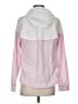 Nike 100% Polyester Color Block Pink Windbreaker Size S - photo 2