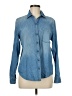 Old Navy Blue Long Sleeve Button-Down Shirt Size M - photo 1