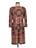 Wisp Paisley Burgundy Casual Dress Size 4 - photo 1