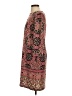 Wisp Paisley Burgundy Casual Dress Size 4 - photo 5