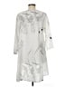 Comfy U.S.A. Silver 3/4 Sleeve Blouse Size M - photo 2