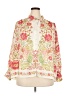 Rose + Olive 100% Polyester Paisley Ivory 3/4 Sleeve Blouse Size 2X - photo 1