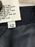 Giorgio Armani 100% Wool Solid Blue Black Wool Skirt Size 6 - photo 5