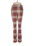 H&M Plaid Red Casual Pants Size 8 - photo 1