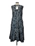 Kate Hill Paisley Blue Casual Dress Size 12 - photo 2