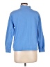 Lands' End 100% Cotton Blue Turtleneck Sweater Size L - photo 2