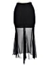 21 Saints Solid Black Formal Skirt Size L - photo 2