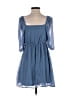 J for Justify 100% Polyester Blue Casual Dress Size S - photo 2