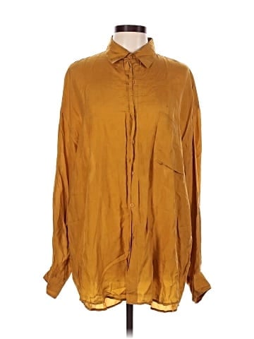 Assorted Brands Long Sleeve Silk Top (view 1)