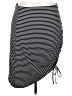 Susina Stripes Black Casual Skirt Size 2X - photo 1