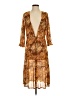 Luna 100% Polyester Gold Kimono Size S - photo 1