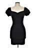 American Threads Solid Black Cocktail Dress Size L - photo 1