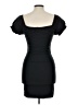 American Threads Solid Black Cocktail Dress Size L - photo 2