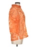 TanJay Orange 3/4 Sleeve Button-Down Shirt Size 8 Petite - photo 4