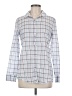 Banana Republic Plaid Blue Long Sleeve Button-Down Shirt Size M - photo 1