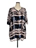 Melissa McCarthy Seven7 Tie-dye Gray Short Sleeve Blouse Size 1X - photo 1